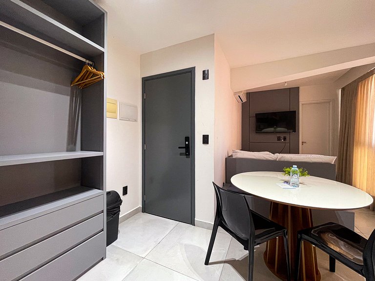 Studio Alto com Vista e Piscina · Coração de JP