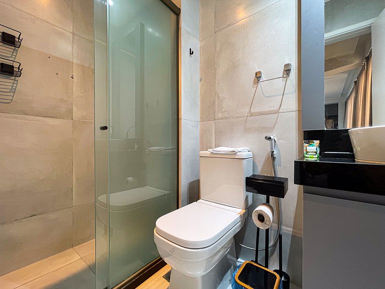 Studio Alto com Vista e Piscina · Coração de JP