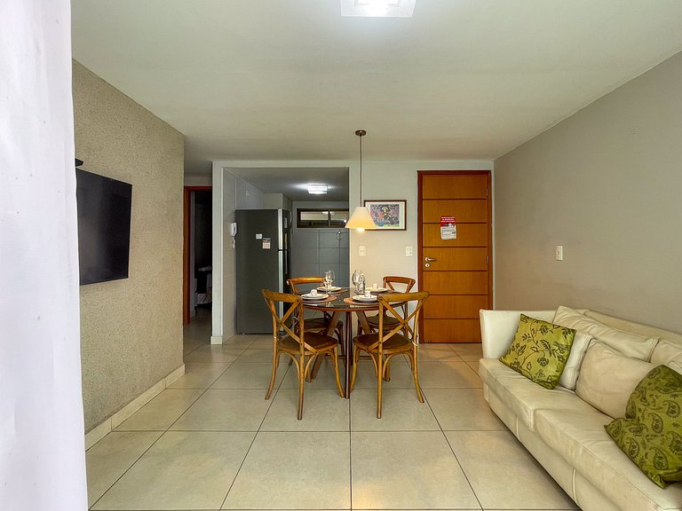 Apto 2 Quartos Beira-Mar · Família · Cabo Branco