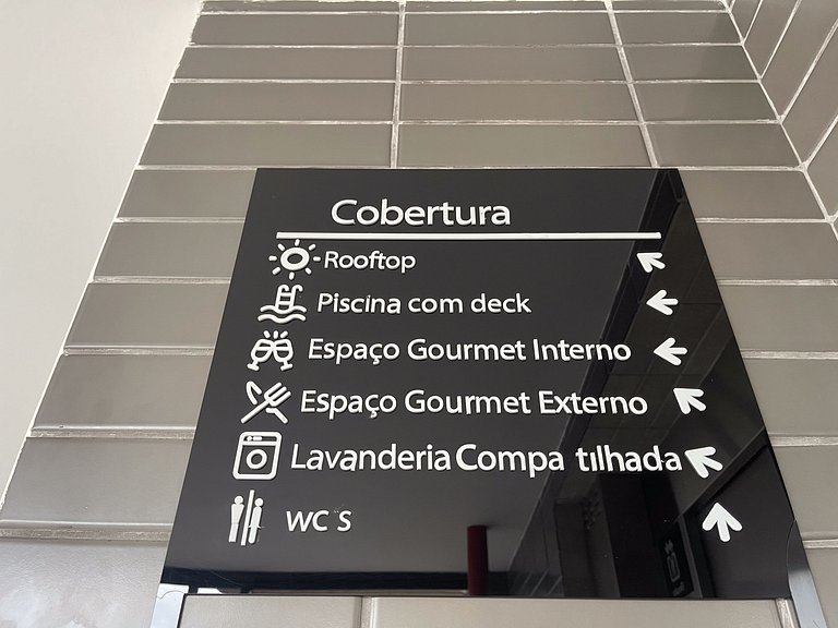 Studio novo | Rooftop com piscina | Intermares