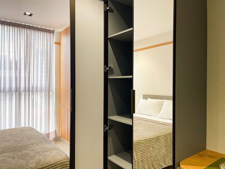 Studio novo | Rooftop com piscina | Intermares
