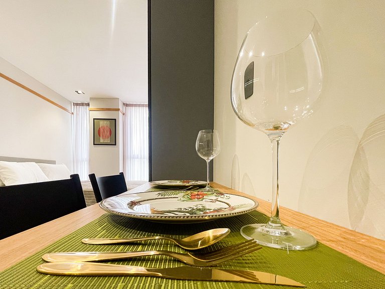 Studio novo | Rooftop com piscina | Intermares