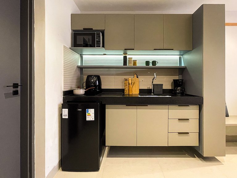 Studio novo | Rooftop com piscina | Intermares