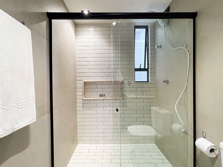 Studio novo | Rooftop com piscina | Intermares