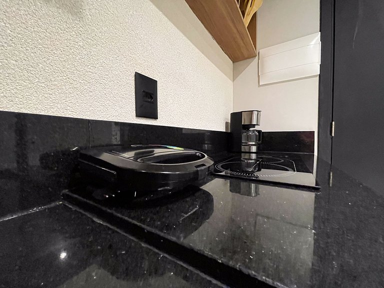 Studio elegante pé na areia