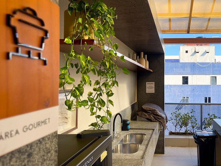 Jacuzzi Privativa, Academia e Piscina
