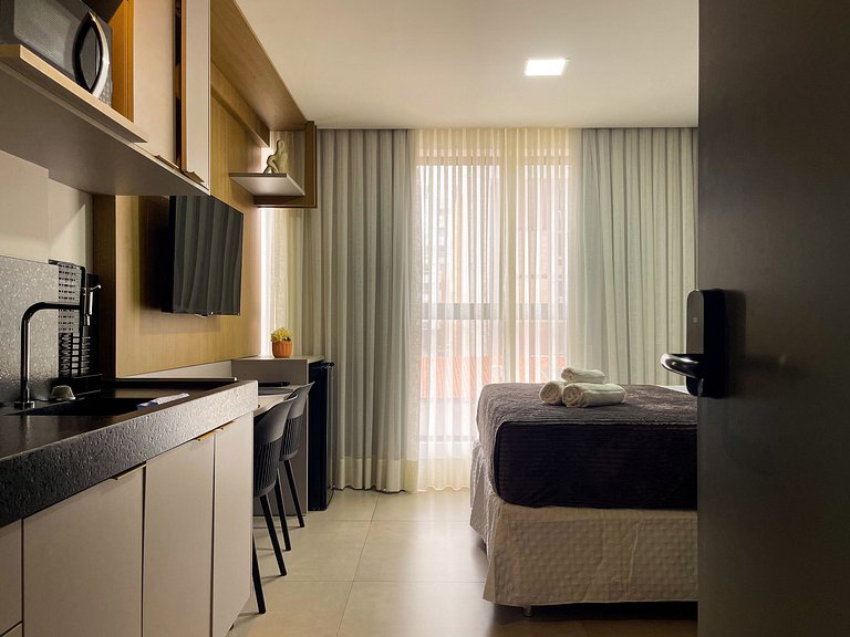 Studio no Bessa, Piscina na Cobertura e Mar