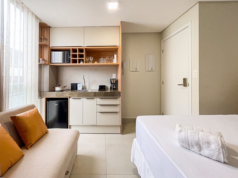 Flat novo no Caribessa, Piscina Rooftop e Mar