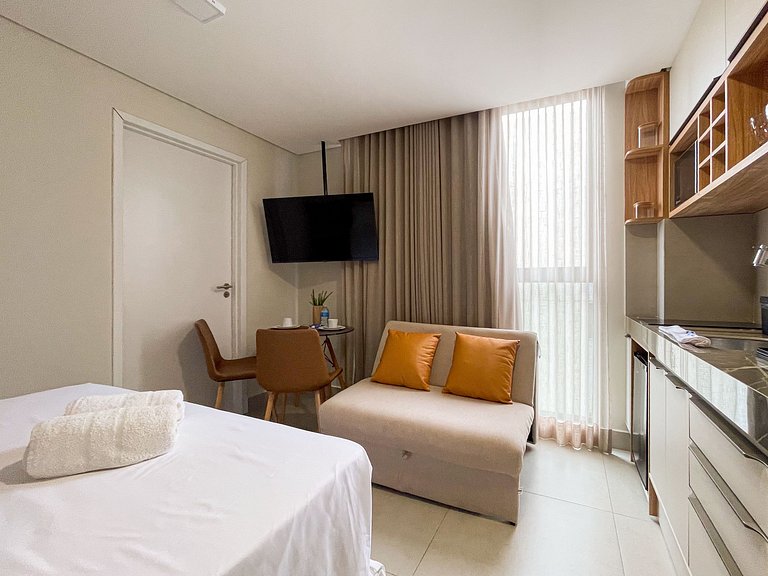 Flat novo no Caribessa, Piscina Rooftop e Mar