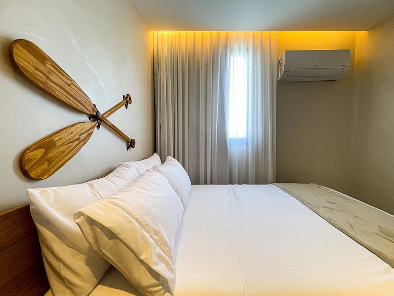 2 Quartos Ponta de Campina, Piscinas e Academia