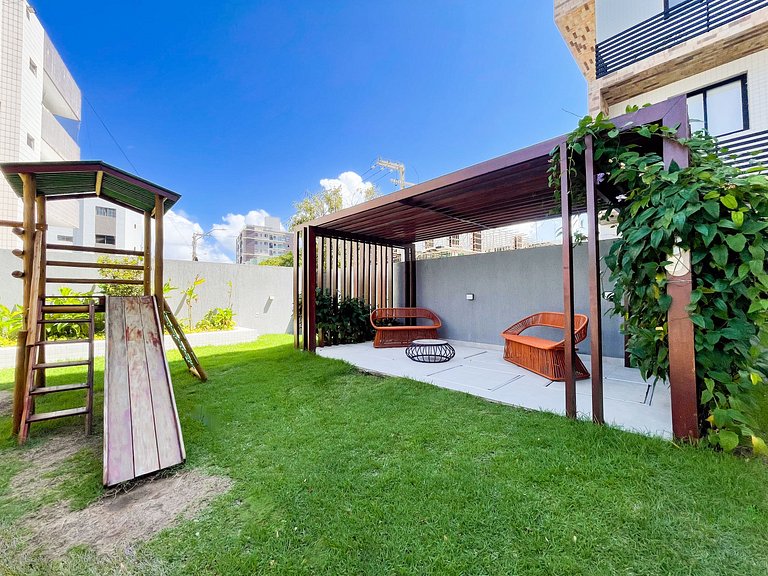 2 Quartos Ponta de Campina, Piscinas e Academia
