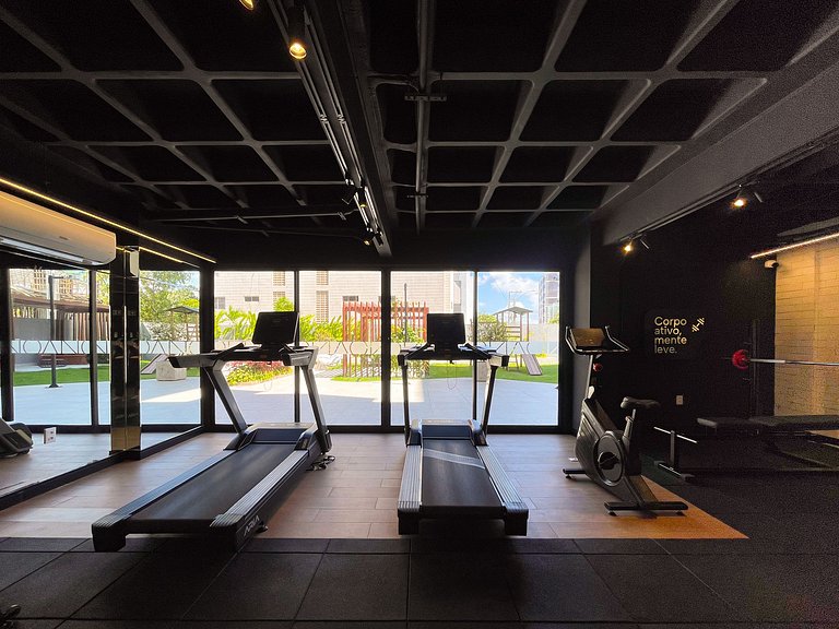 2 Quartos Ponta de Campina, Piscinas e Academia